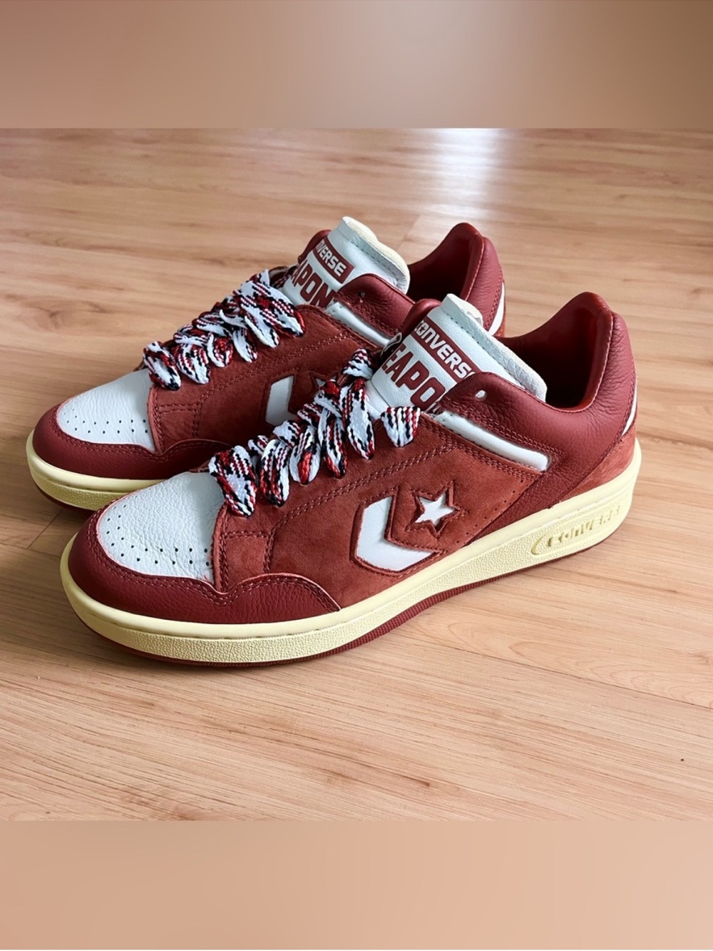 Converse Weapon OX Paris
Men's Walking Shoes Size 9.0
Ritual Red White Sneakers - Picture 3 of 10